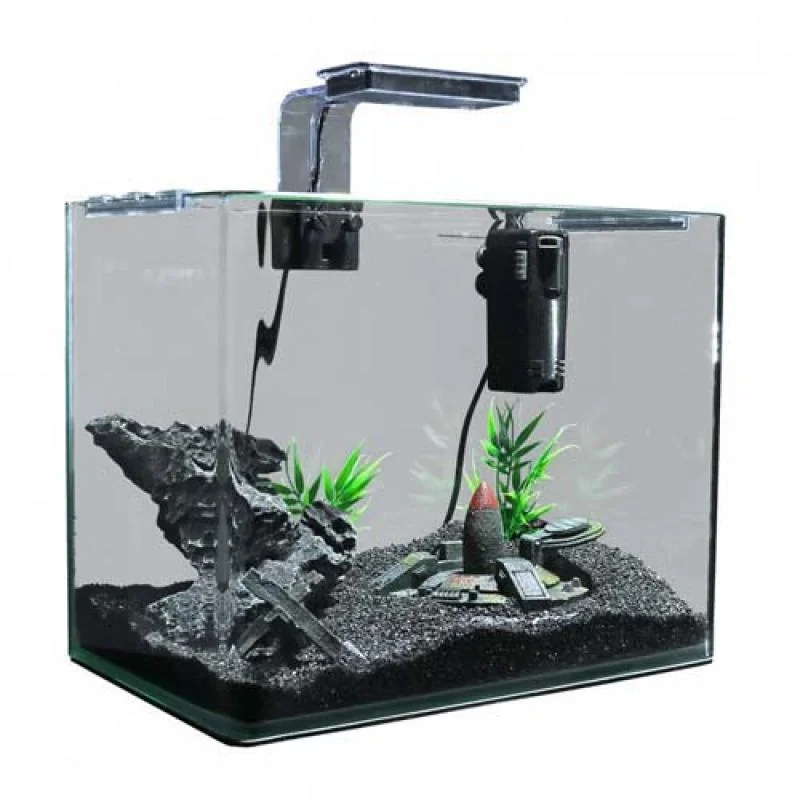 EBI URBYSS Nano akvárium R1 30x19x25cm so zaoblenými prednými rohmi z extrémne číreho skla