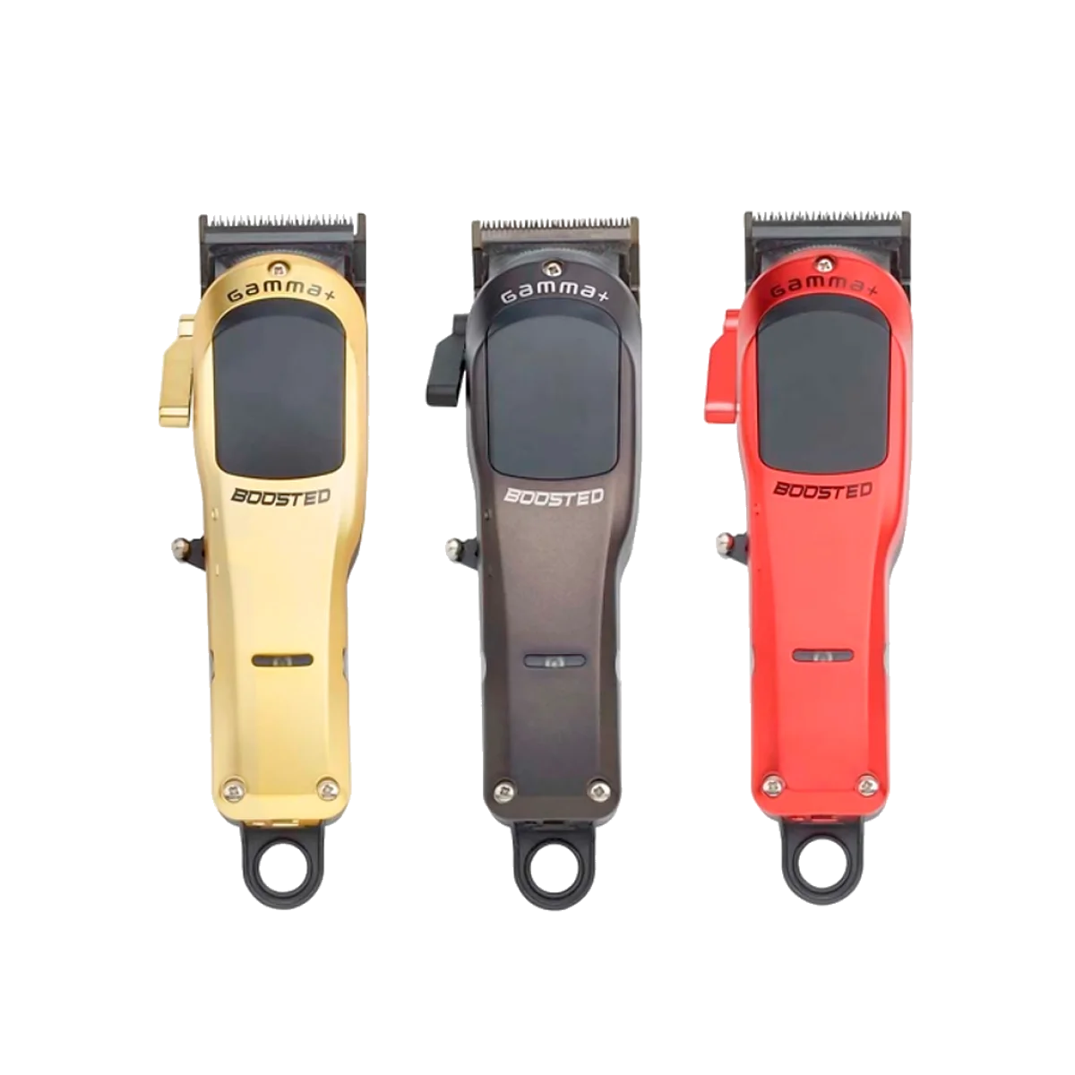 Súprava na strihanie Gamma Clipper Boosted + 3 interchangeable custom body kits + charging dock