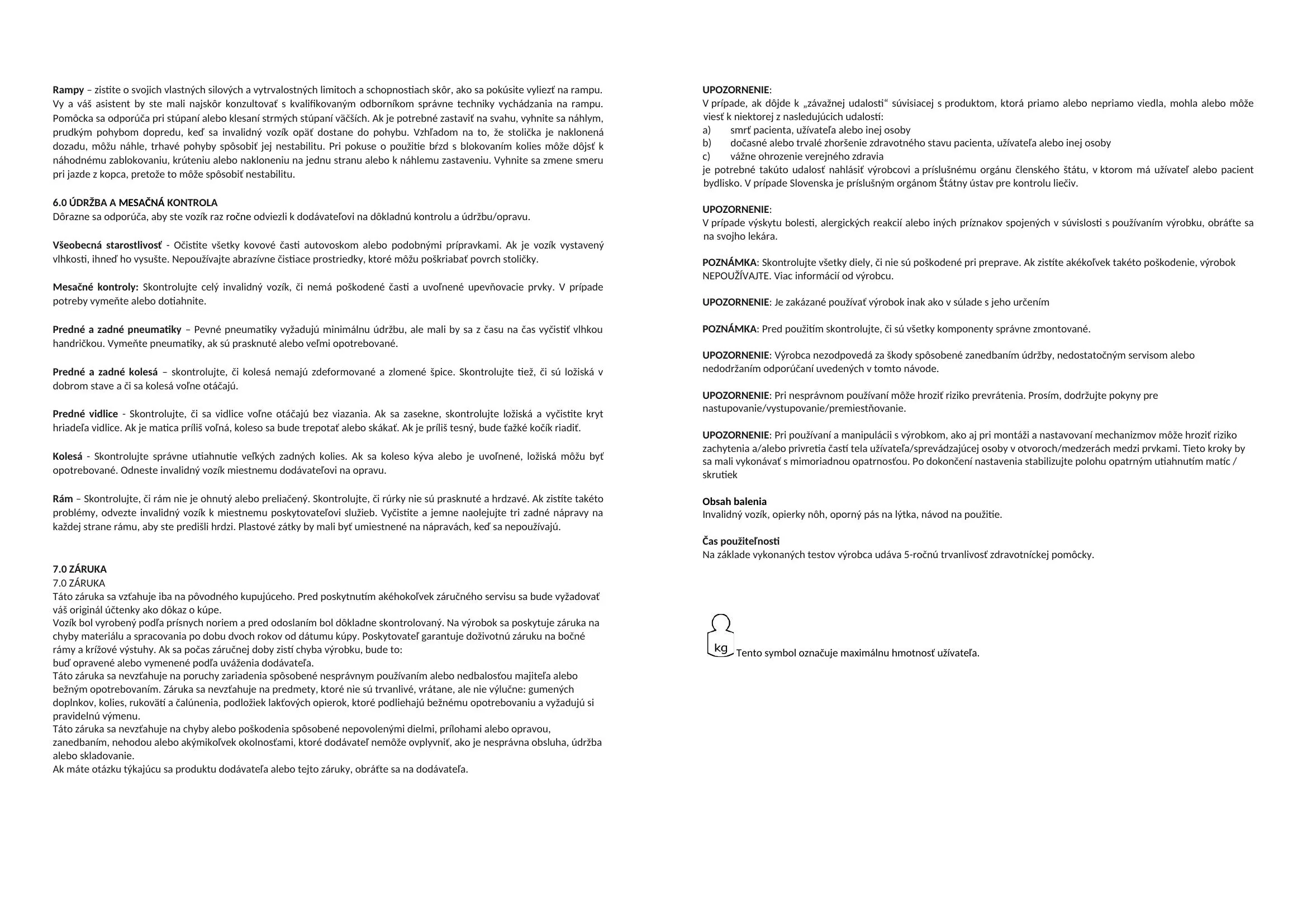 ANTAR AT52322 oceľový mechanický invalidný vozík