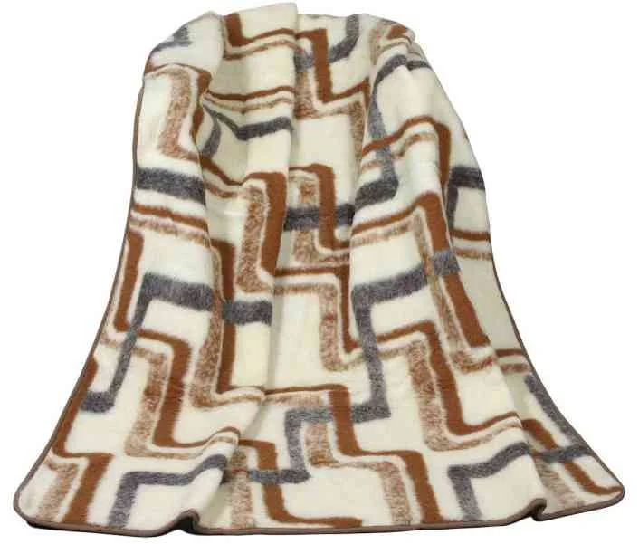 Deka Vlna Europ. Merino 9100/357 155x200 geometria 1×1 ks, bavlnená deka