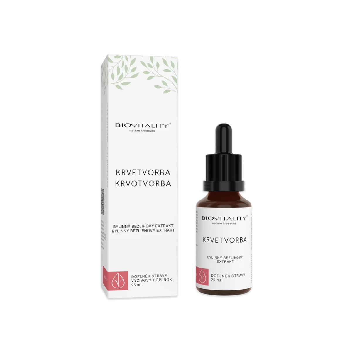 Krvotvorba – bezalkoholová tinktúra – kvapky 25 ml – Green idea