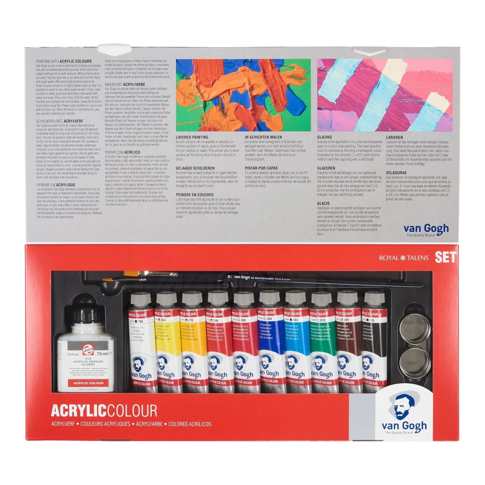 Acrylic Colour Advanced Van Gogh sada akrylových farieb 10x40 ml -Van Gogh