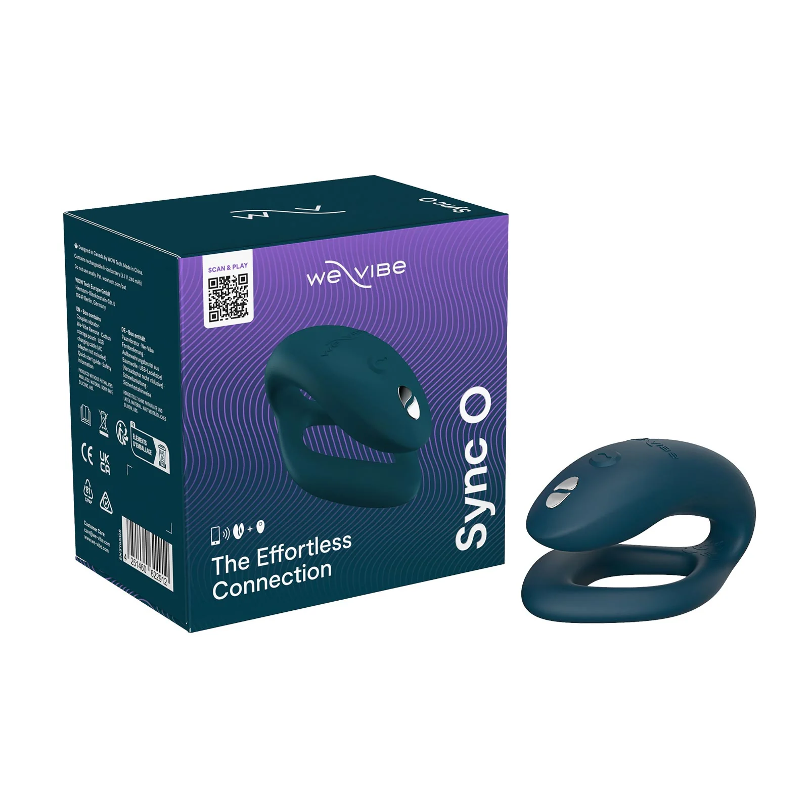 Vibrátor pre páry - We-Vibe Sync O zelená