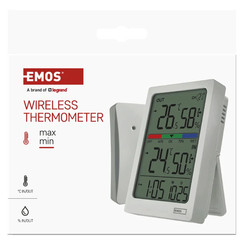 TEPLOMER BEZDRÔTOVÝ E0558W 1 ks