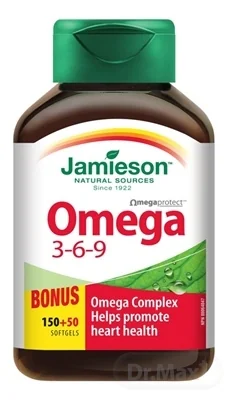 JAMIESON OMEGA 3-6-9 1×200 tbl, výživový doplnok