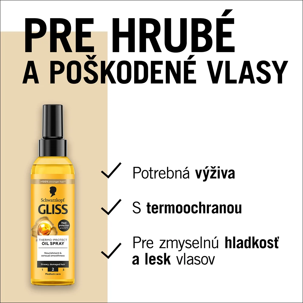 Schwarzkopf Gliss Thermo-Protect Oil Spray 150 ml
