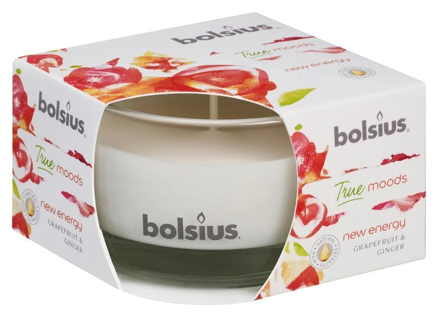 Bolsius Aromatic 2.0 Sklo 80x50mm New energy, vonná sviečka 1×1 ks, vonná sviečka
