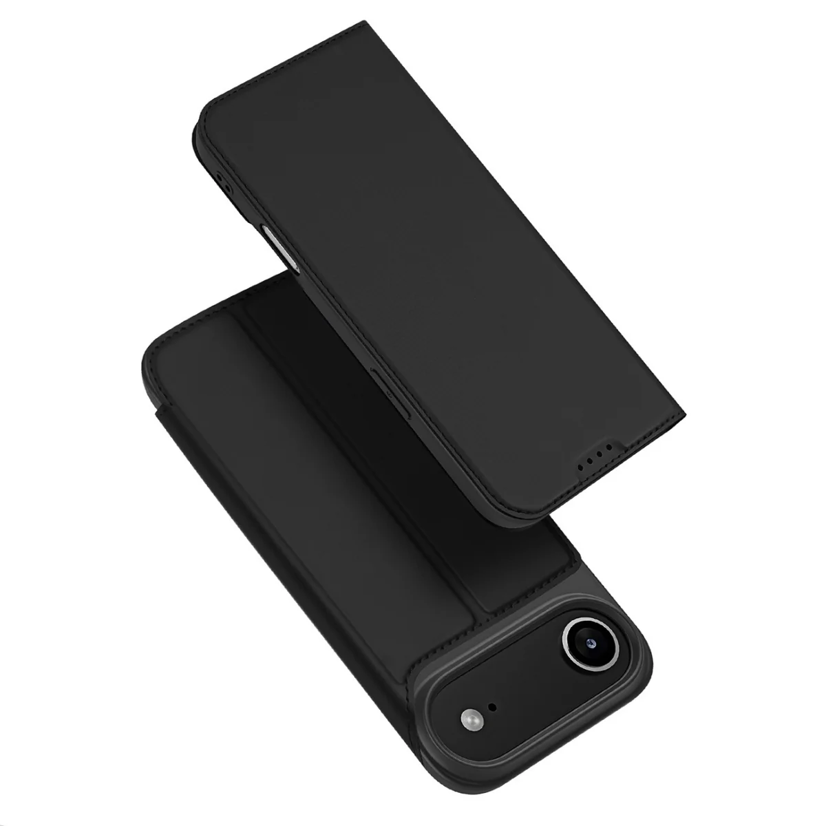 Dux Ducis Skin Pro knižkové puzdro na iPhone 17 Air, čierne