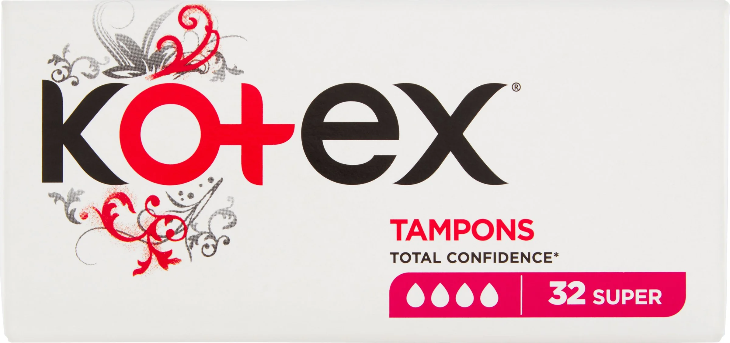 KOTEX tampóny Super 32 ks 1×32 ks, dámske tampóny