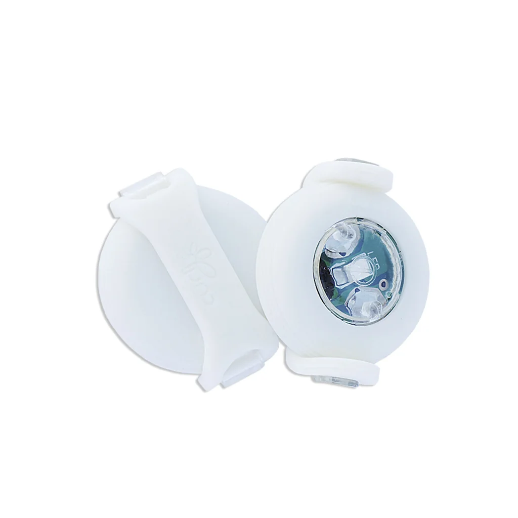 CURLI Luumi LED bezpečnostné svetielko na obojok WHITE 1×1 ks