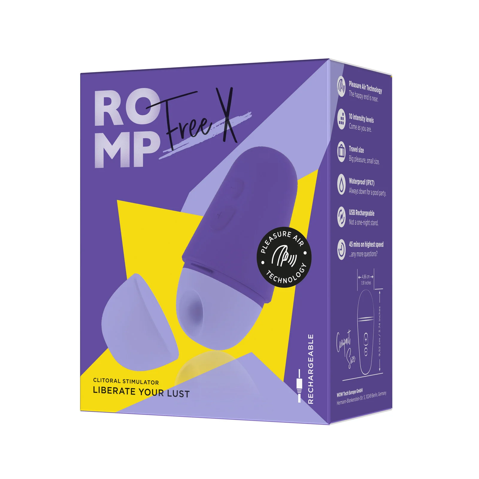 Stimulátor klitorisu - Romp Free X