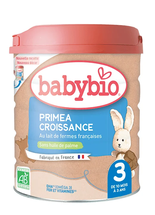 BABYBIO PRIMEA 3 Croissance dojčenské bio mlieko (800 g) 1×800 g, bio detská výživa