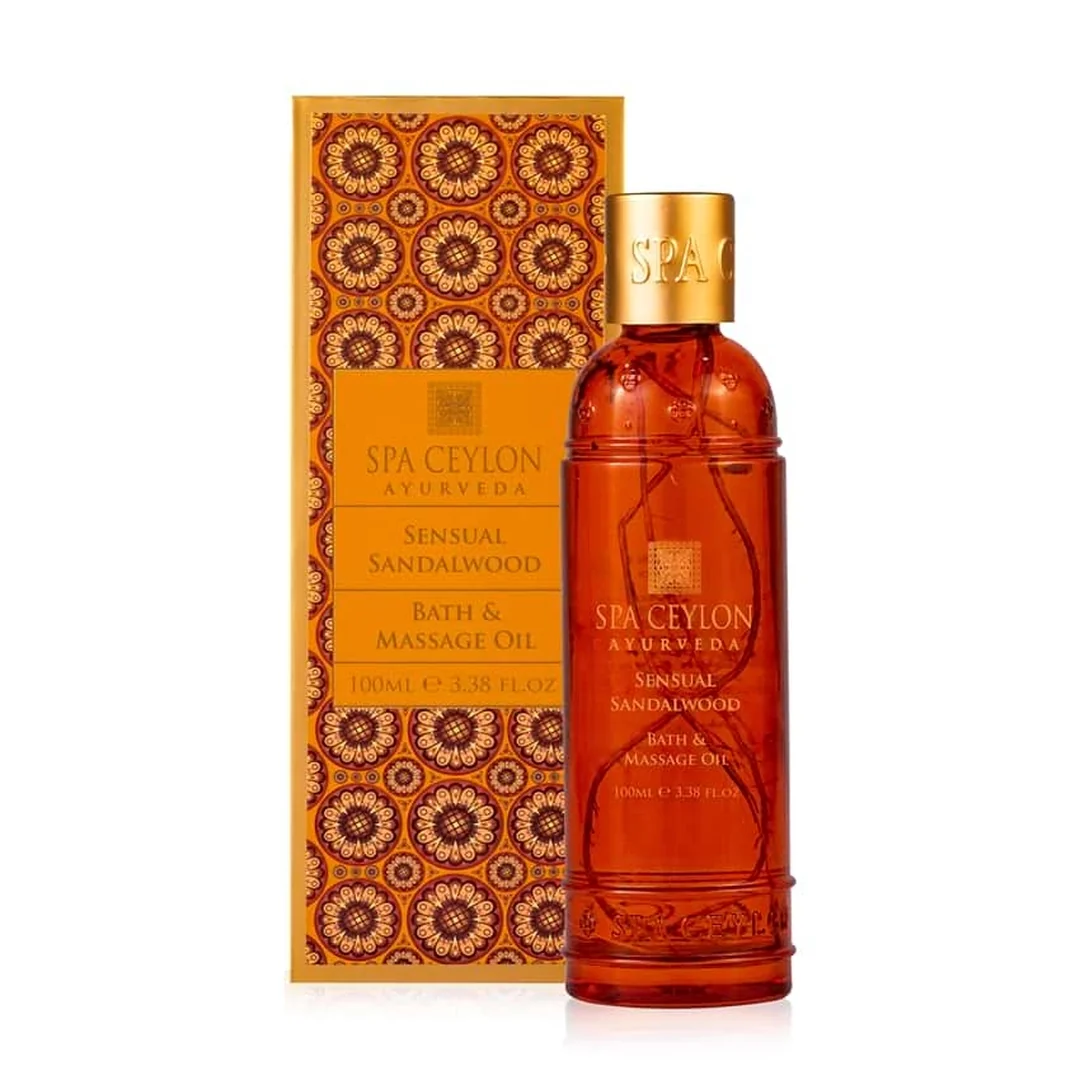 Masážny olej Sensual Sandalwood 100 ml, santalové drevo