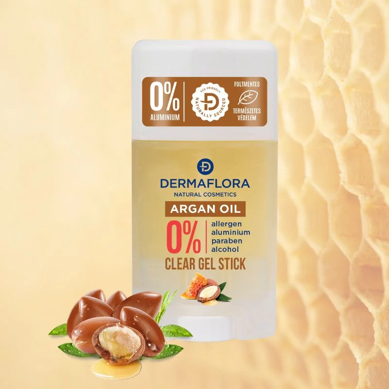 DERMAFLORA gélový deodorant s ARGANOVÝM OLEJOM a MEDOM 3ks
