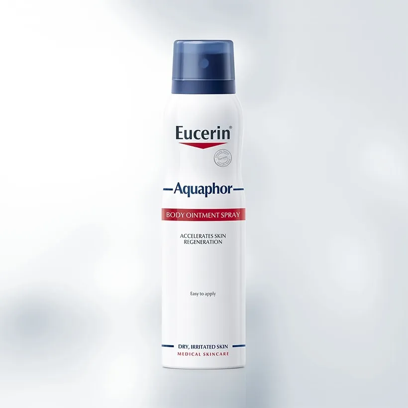 Eucerin Aquaphor Telová MASŤ v spreji 1×250 ml, suchá pokožka