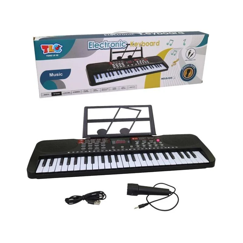 MADE - Elektronické piáno, 49 kláves, USB nabíjačka
