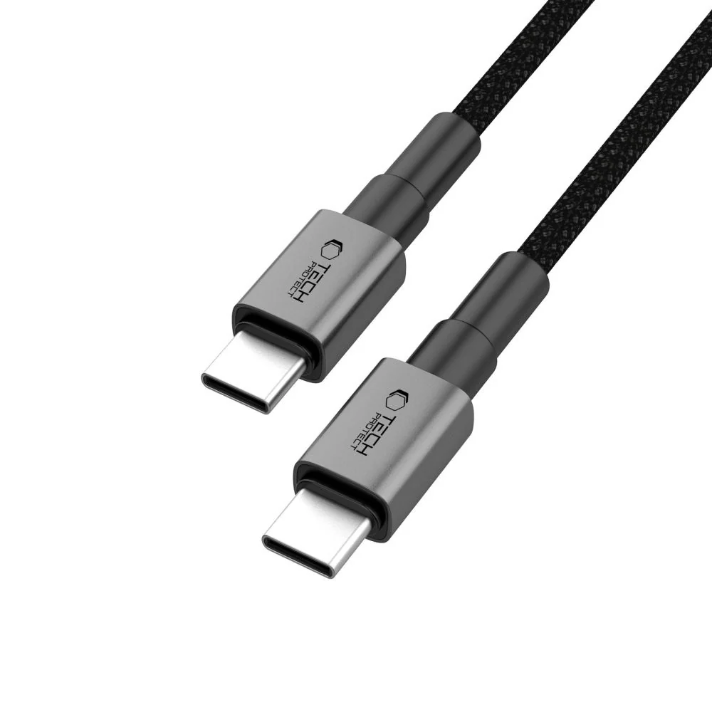 Tech-Protect Ultraboost DNA kábel USB-C / USB-C PD 60W / 3A 25 cm, šed ý