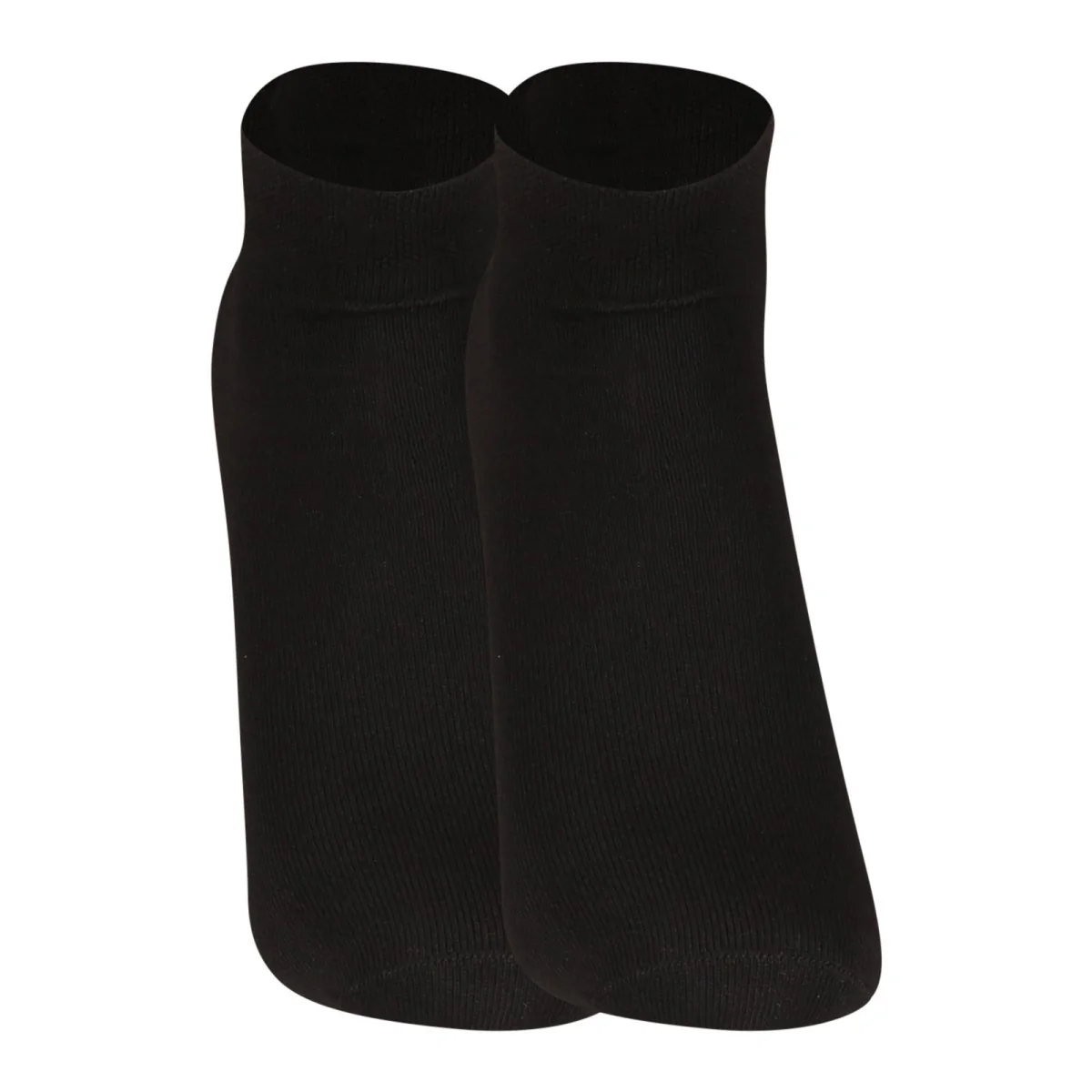 5PACK ponožky nízke bambusové čierne (5PBN01) S