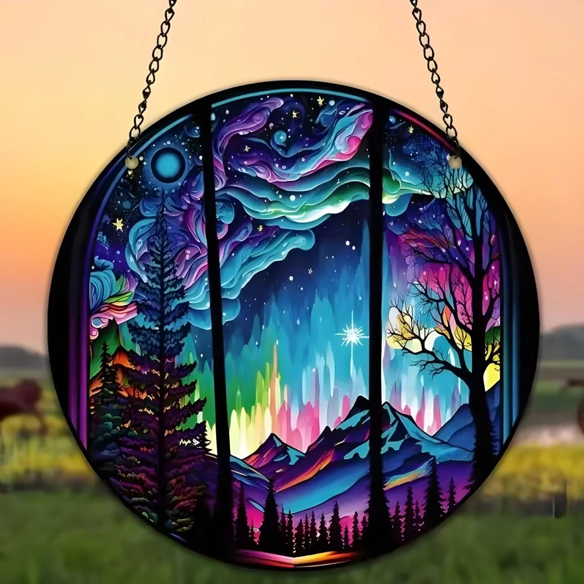 Lapač slnka Nature vitrážový dizajn
