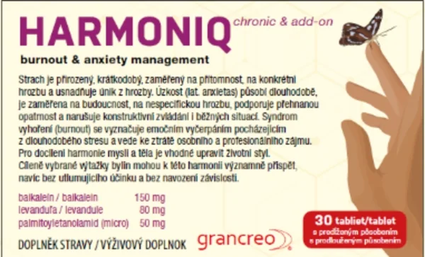 HARMONIQ 1×30 ks, výživový doplnok