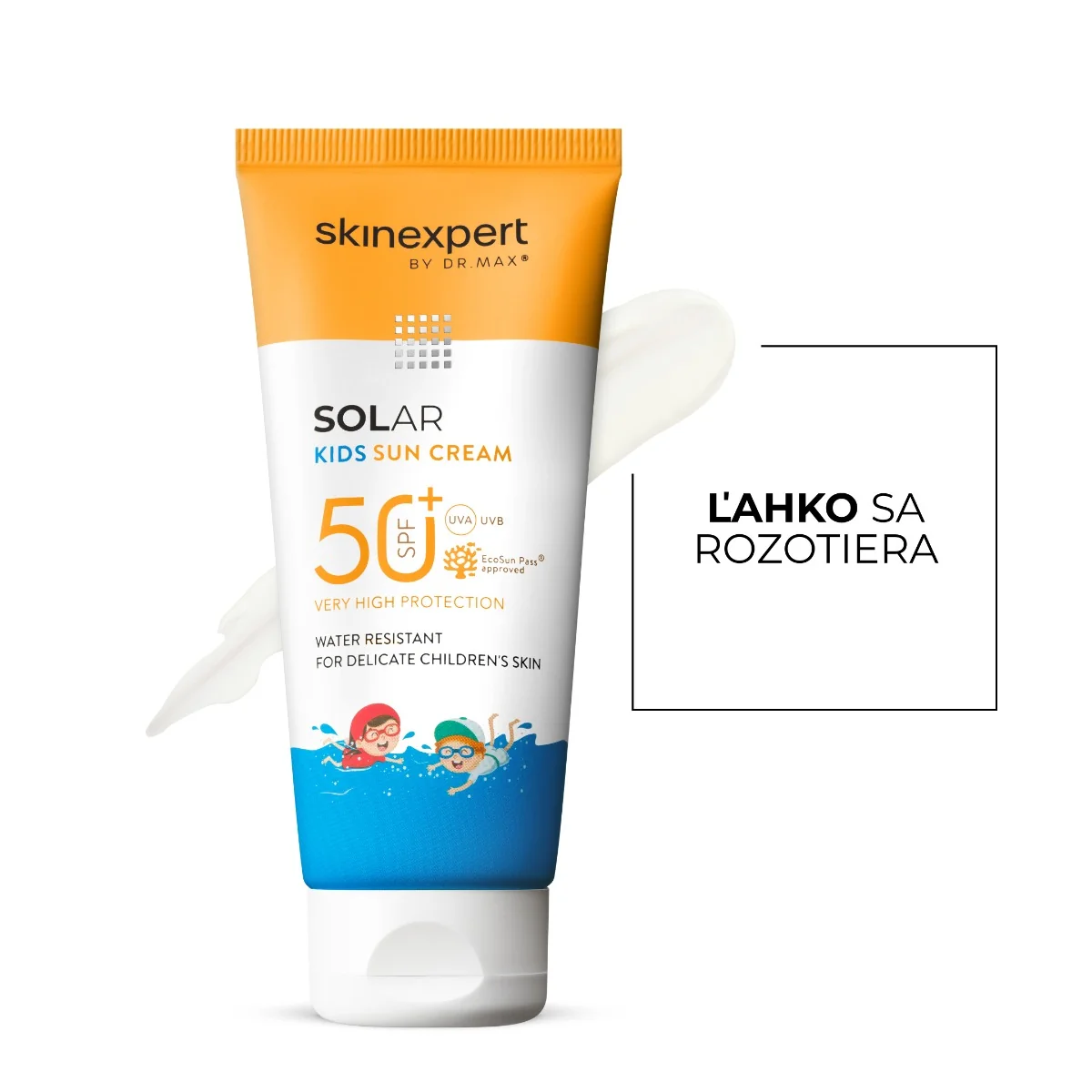 Skinexpert by Dr. Max® SOLAR SPF 50+ Kids Sun Cream 1×100 ml, krém na opaľovanie s ochranným faktorom SPF 50+ pre deti