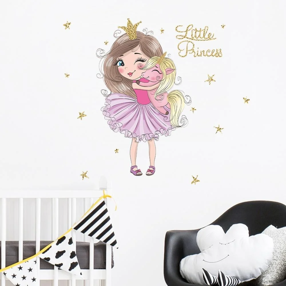 Samolepka na stenu/Tapeta Little Princess