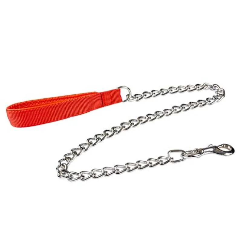 DUVO+ Reťazové vodidlo s červeným nylonovým držadlom 100cm/3mm