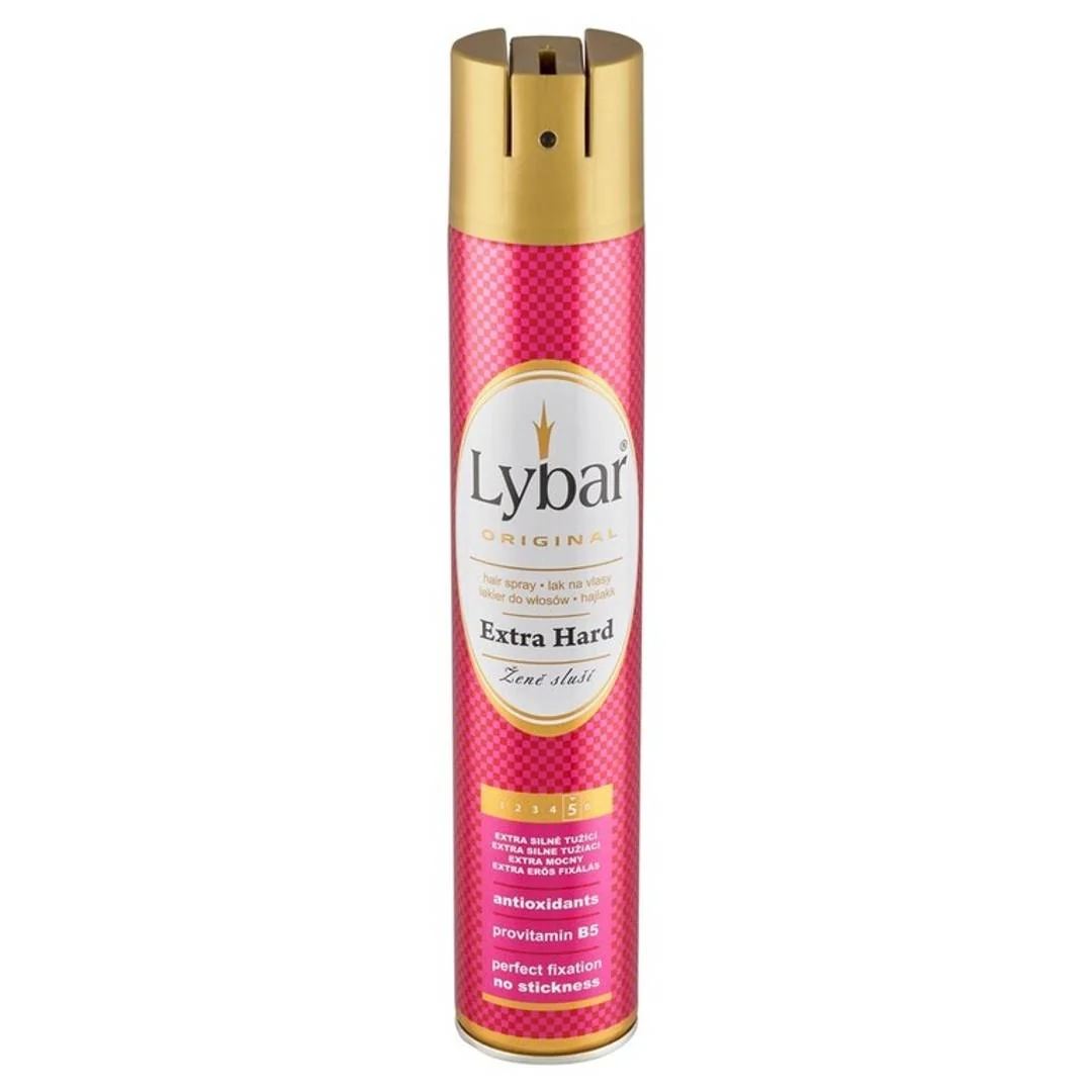 LYBAR Lak na vlasy extra silne tužiaci 5 s provitamínom B5 400ml