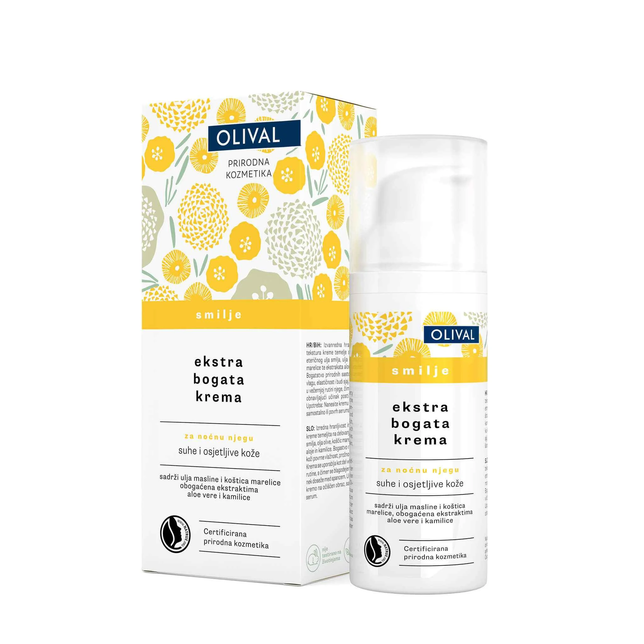 OLIVAL SLAMIENKOVY EXTRA BOHATY NOCNY KREM 50ML 1×50 ml, nočný krém