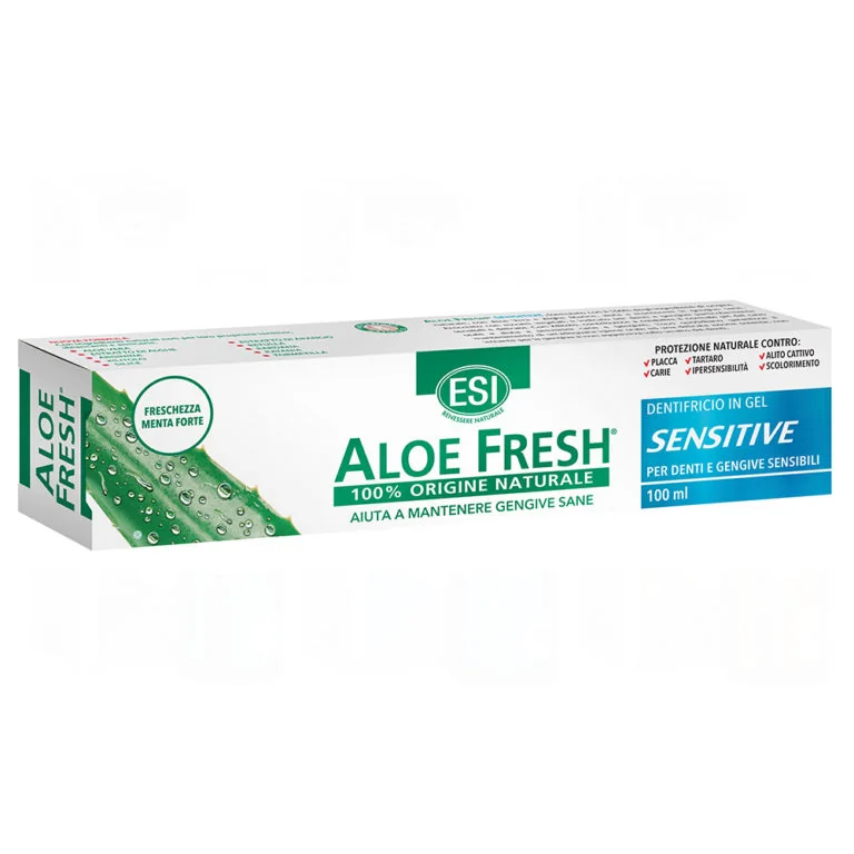 pharco ESI ALOE FRESH Sensitive gélová zubná pasta 100 ml