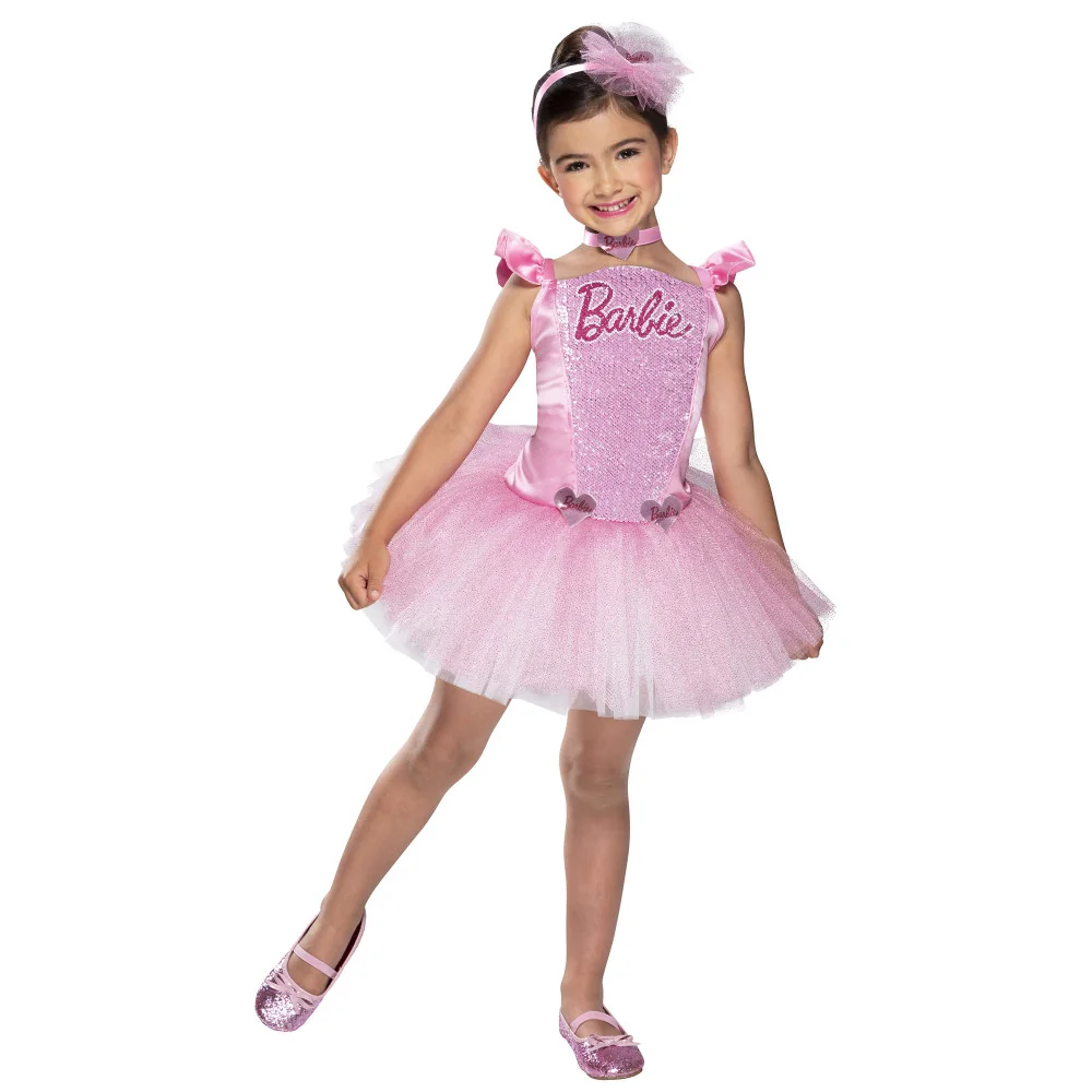 Barbie Balerína 3-4 roky - Karnevalový kostým ružový-MATTEL