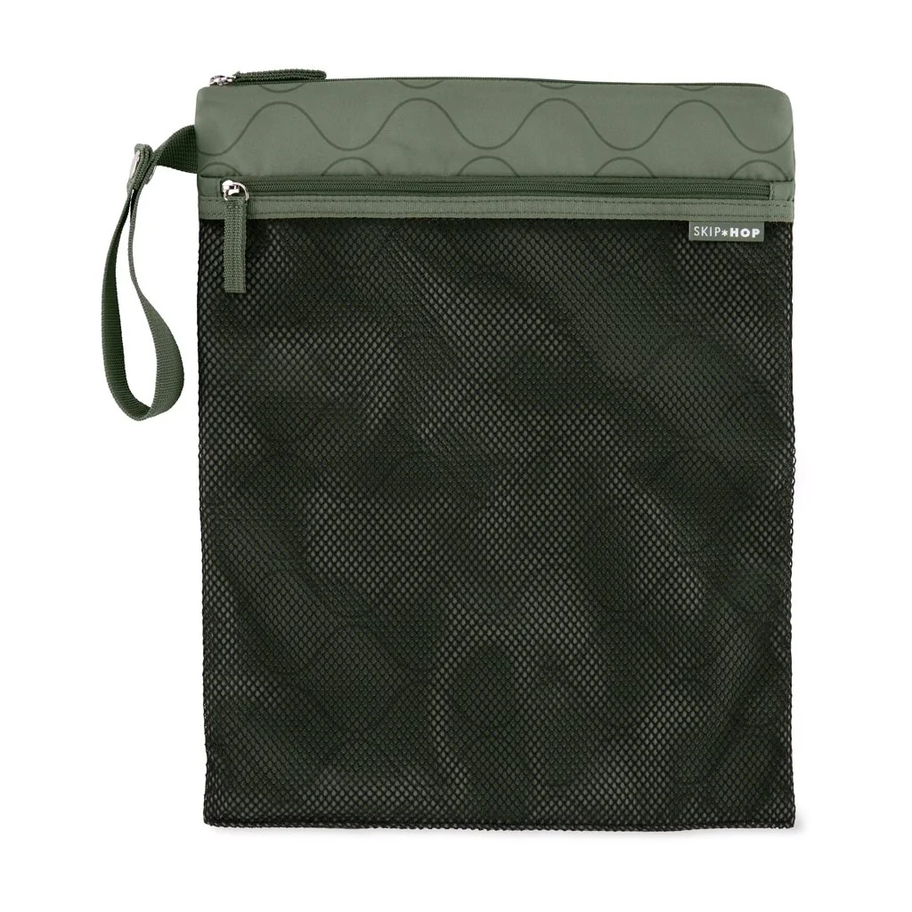Vrecko nepremokavé Grab & go Dark sage 30 x 38 cm
