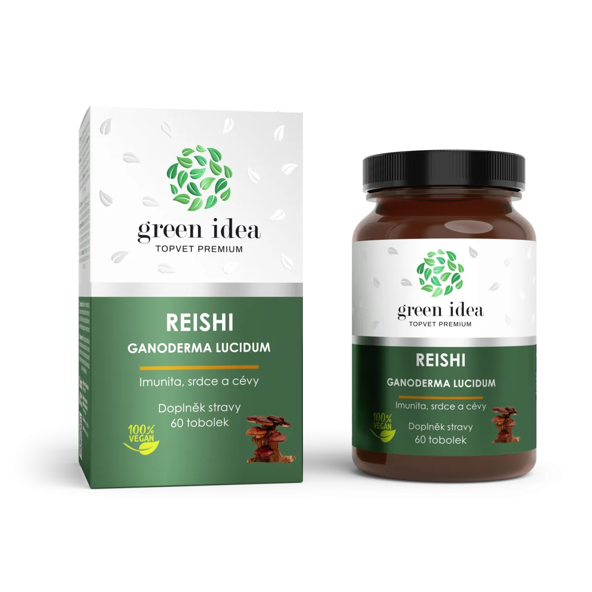 Reishi - 60 kapsúl - Green idea