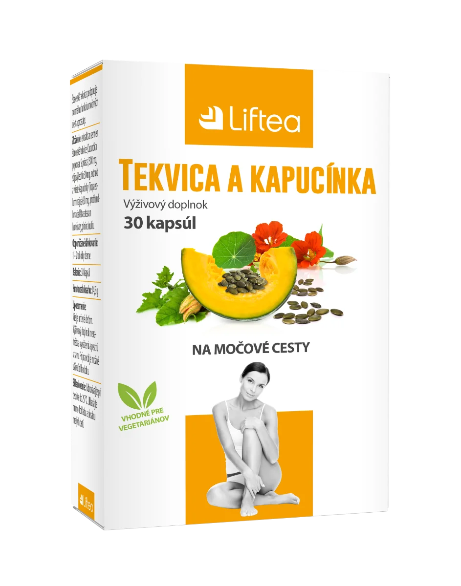 LIFTEA Tekvica a kapucínka 1×30 cps, výživový doplnok