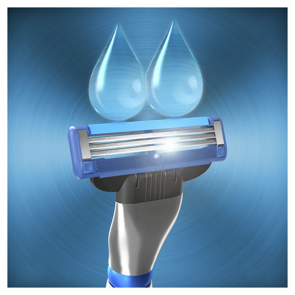 Gillette Mach3 Turbo 3D Strojček + 2NH 1×1 set, holiaci strojček s náhradnými hlavicami