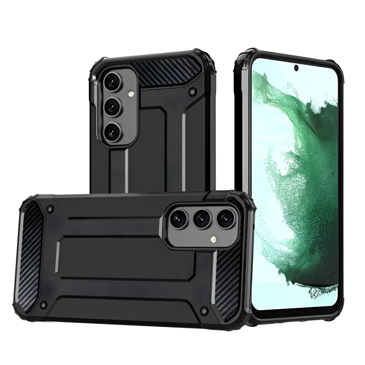 Puzdro Hybrid Armor pre Samsung Galaxy A54 - Čierna