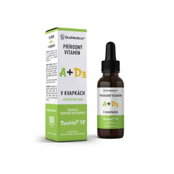 EkoMedica SK - Vitamín D3+A 1×30 ml, prírodný vitamín