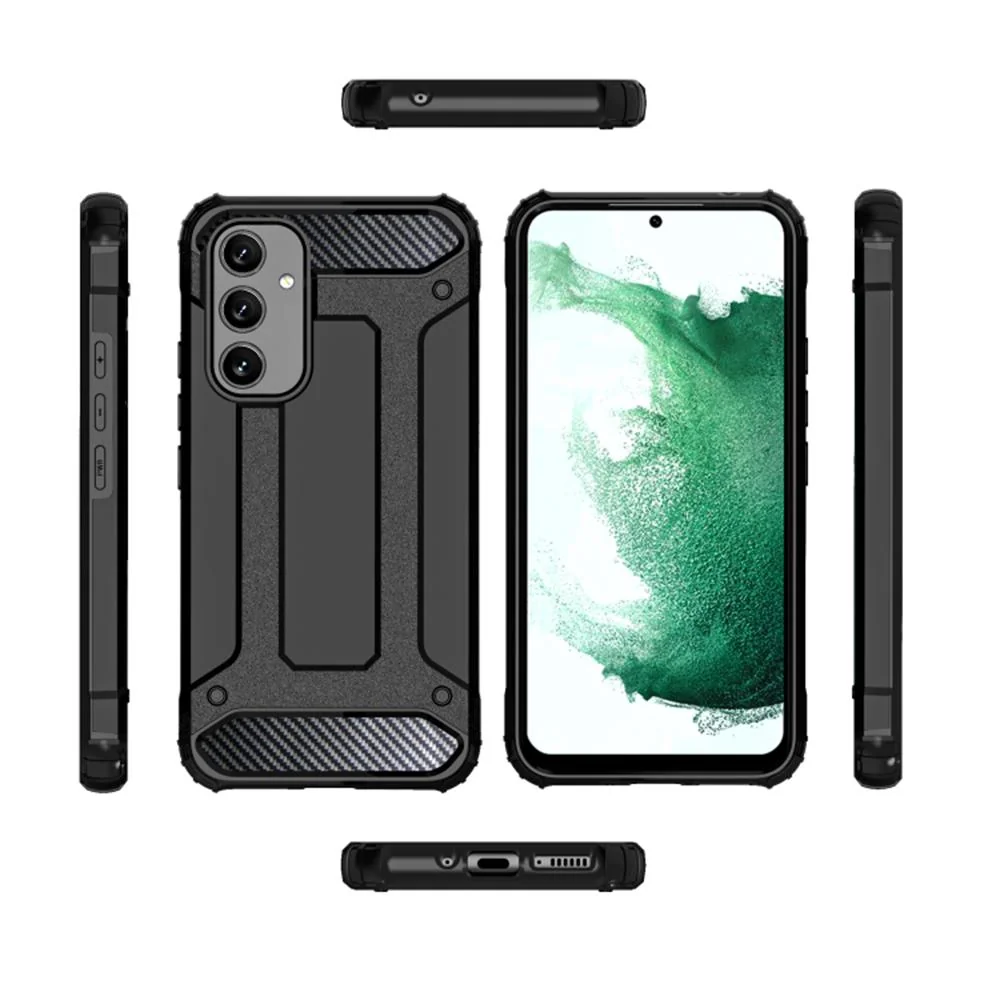 Puzdro Hybrid Armor pre Samsung Galaxy A54 - Čierna