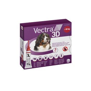 Vectra 3D spot-on pre psy XL (> 40 kg) 1×3 ks, spot-on proti parazitom