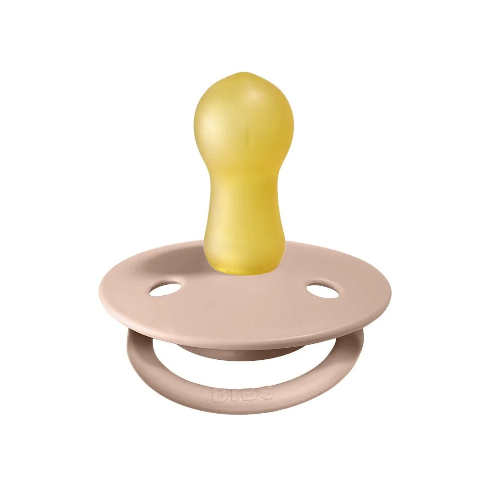 BIBS De Lux cumlíky z prírodného kaučuku 2ks veľkosť 2 - Ivory / Blush