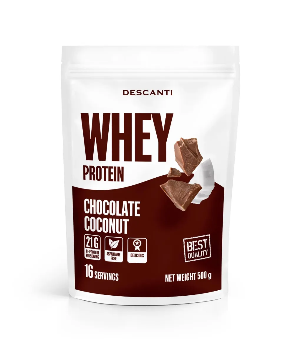 Descanti Whey Protein Chocolate Coconut 500g