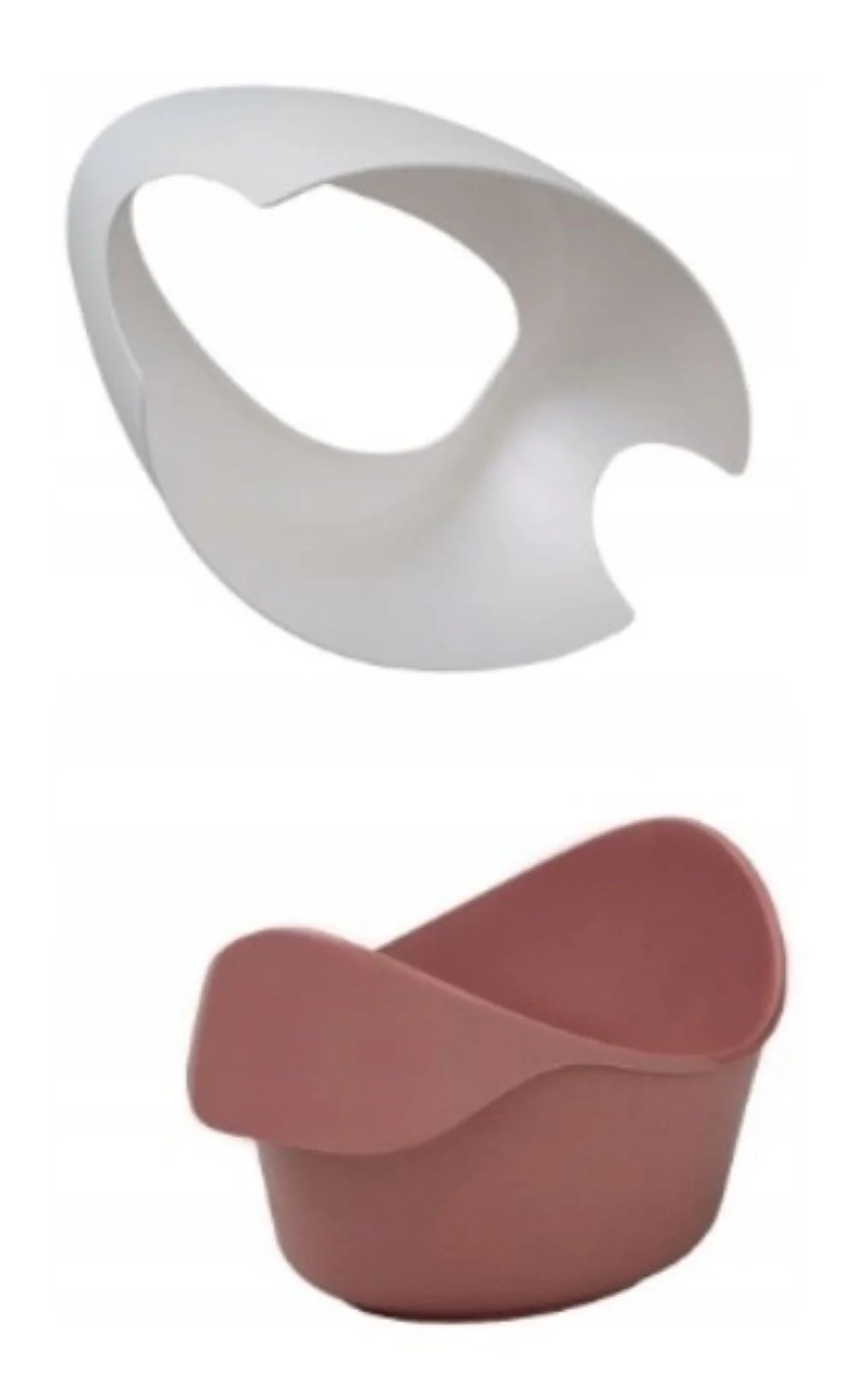 Obojstranný, ergonomický nočník Teggi, béžový