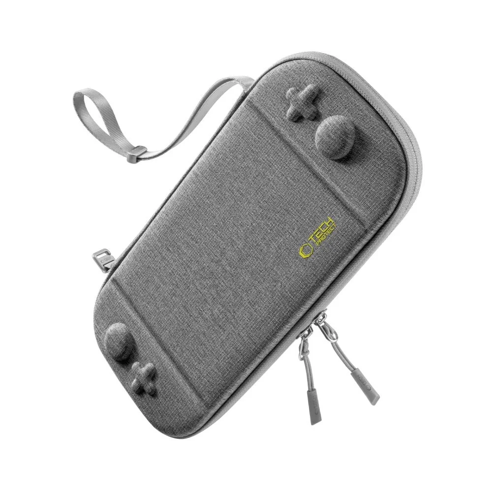 Tech-Protect Slim Pouch puzdro na Nintendo Switch 2, šedé