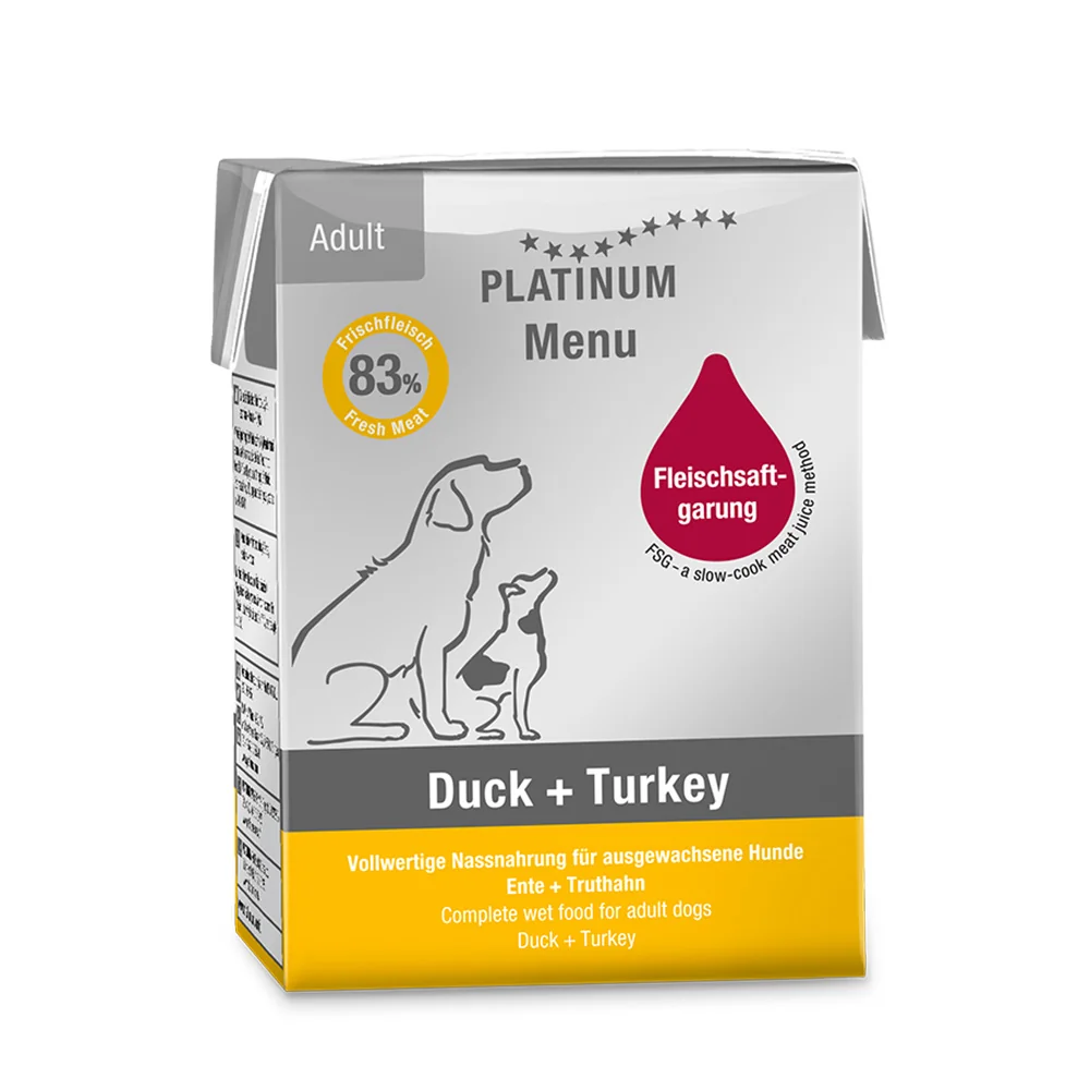 Platinum Menu Duck + Turkey - Kačka a moriak 375 g