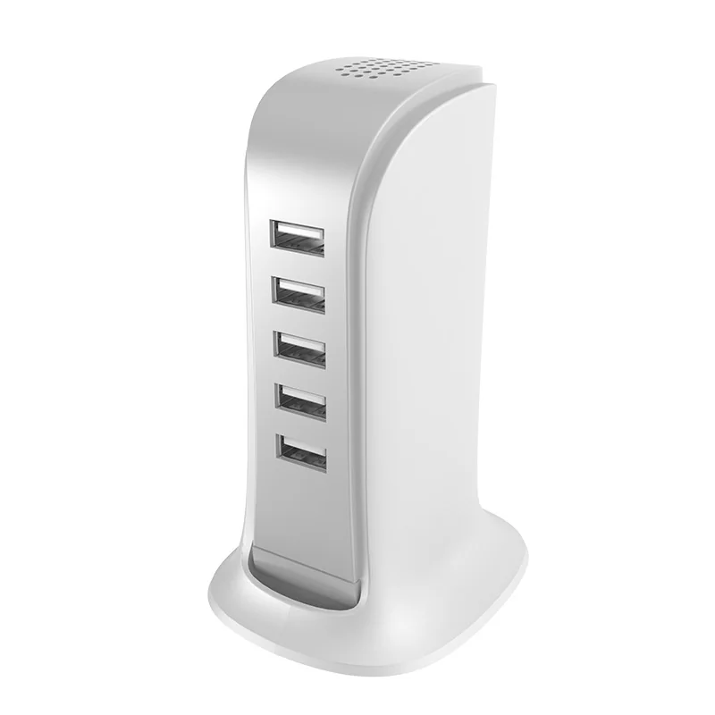 Dudao A5EU nabíjačka 5x USB 25W, biela