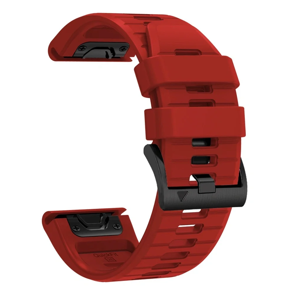 Tech-Protect Silicone remienok Garmin QuickFit 26mm, crimson red