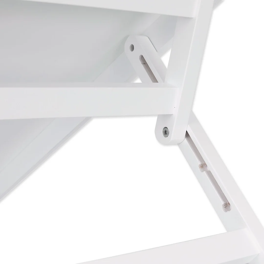 Ramp, height-adjustable, MDF, 36 × 43 × 90 cm, white