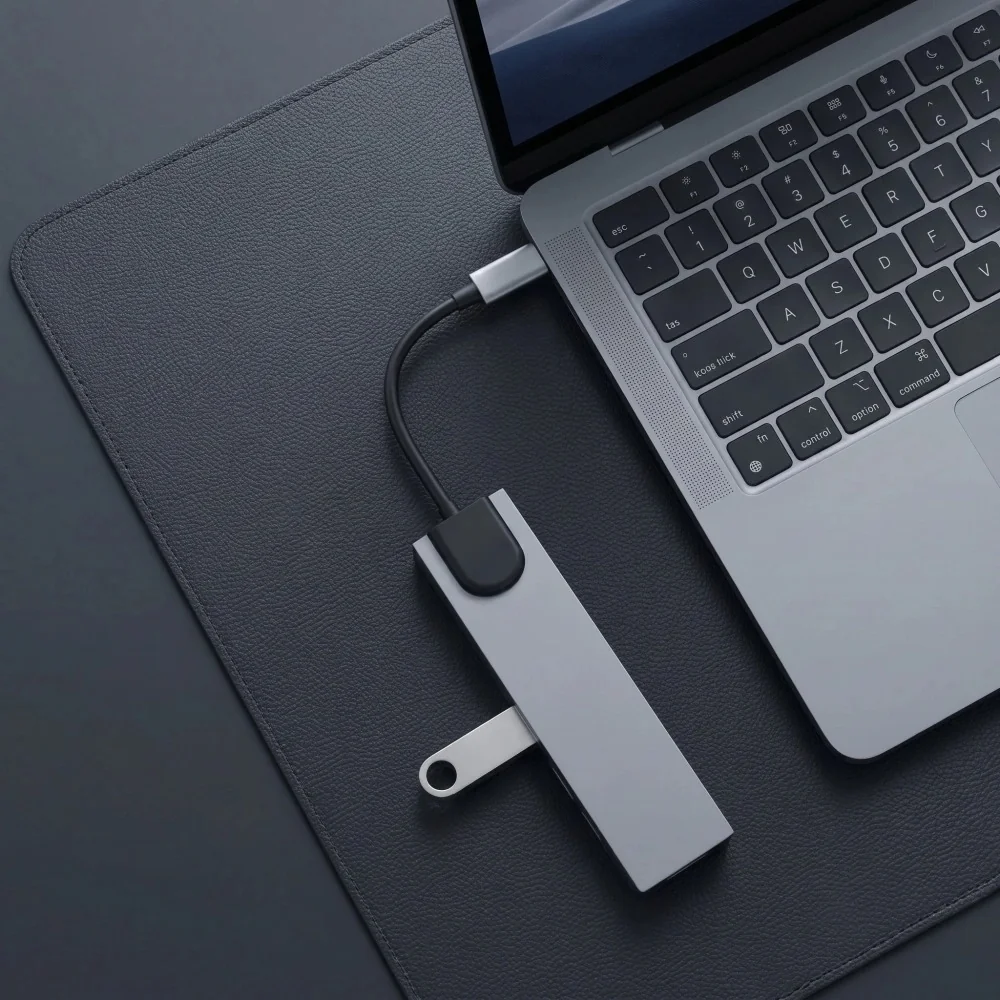 Tech-Protect HB09 USB-C HUB adaptér 8in1, šedý