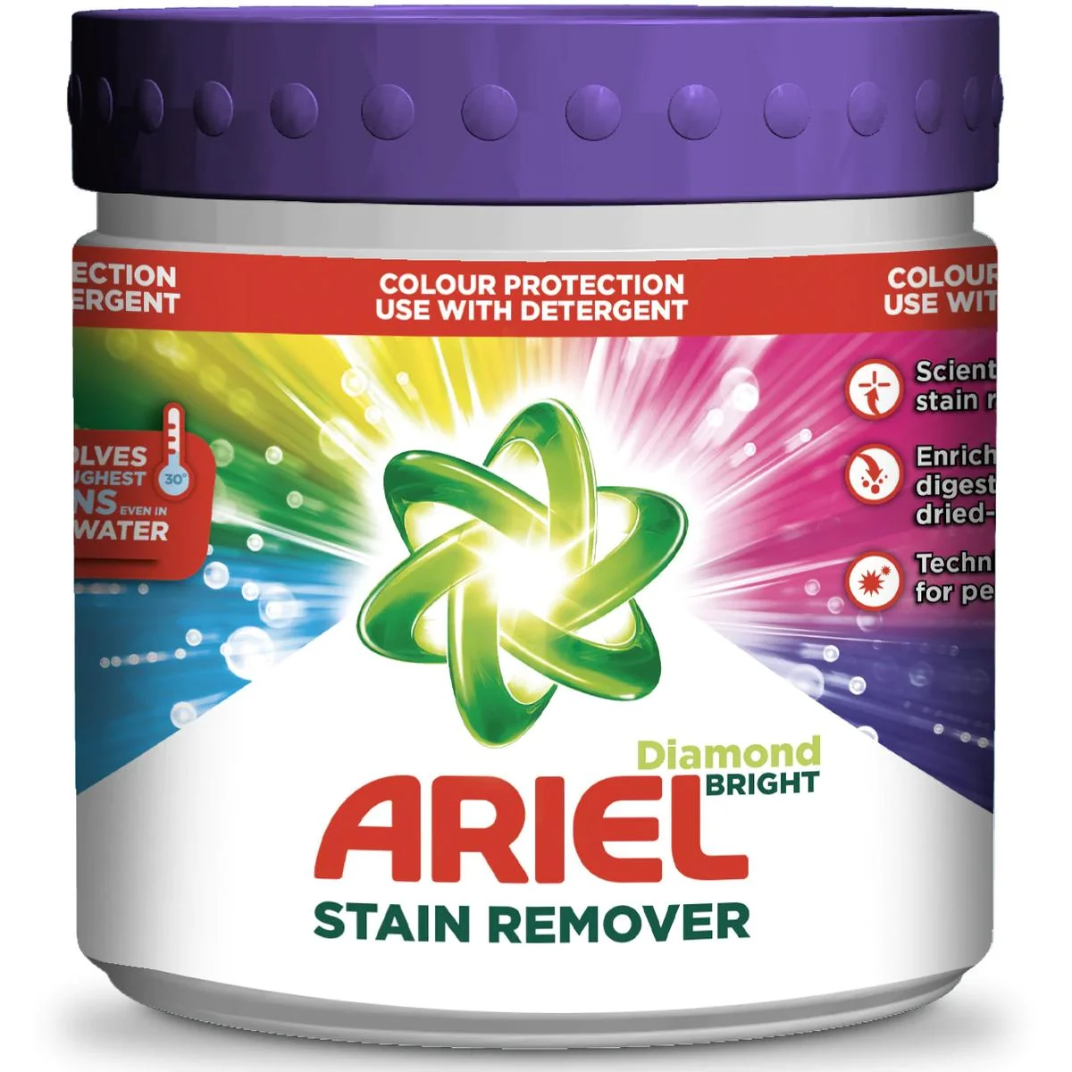 ARIEL Práškový odstraňovač škvŕn Color 500g