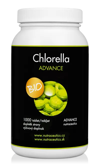 ADVANCE Chlorella BIO 1 000 tbl. 1×1000 tbl, výživový doplnok